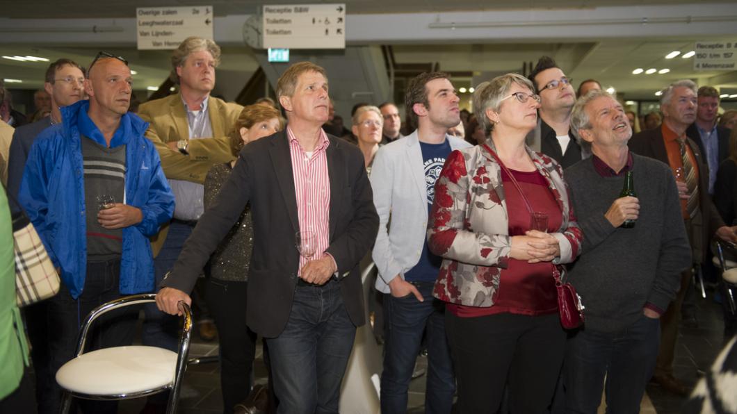 De uitslagenavond in het Raadhuis De uitslagenavond in het Raadhuis