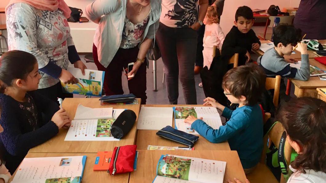 Bezoek aan de Haarlemmermeerse Syrische school