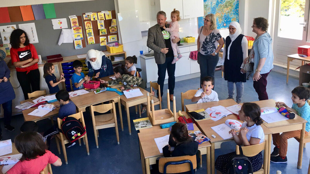 Bezoek aan de Haarlemmermeerse Syrische school