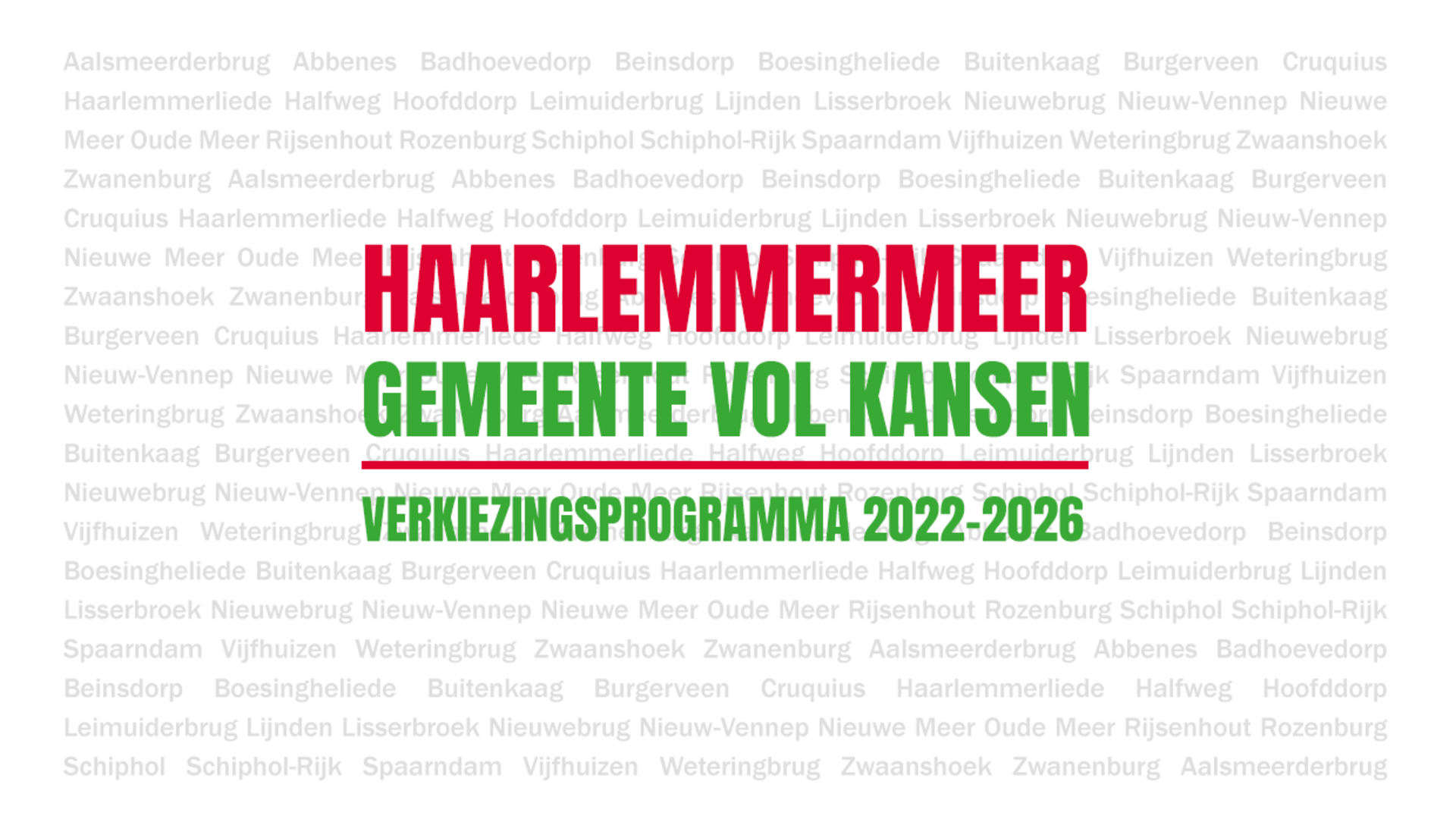 GroenLinks presenteert programma 2022-2026
