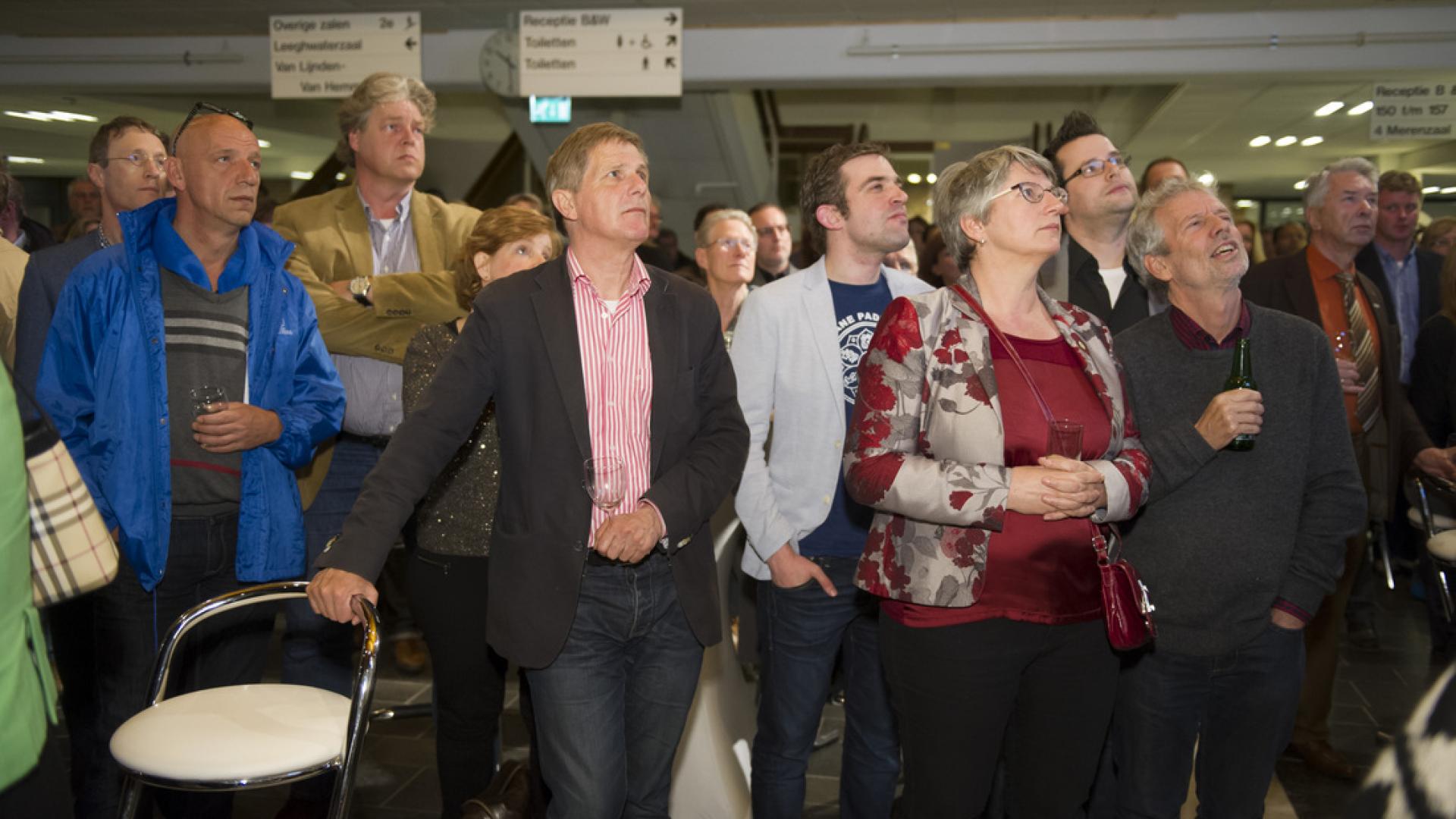 De uitslagenavond in het Raadhuis