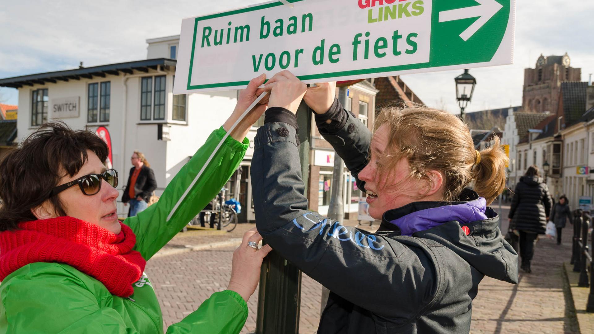 ruim baan voor de fiets!